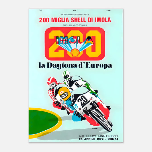 Poster 1972 - Shell 200 Miles Grand Prix - Imola