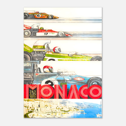 Poster 1973 - Monaco F1 Grand Prix