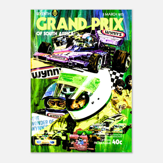 Poster 1973 - South African F1 Grand Prix - Kyalami Circuit