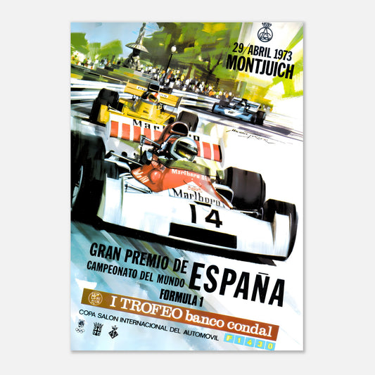 Poster 1973 - Spanish F1 Grand Prix - Montjuïc