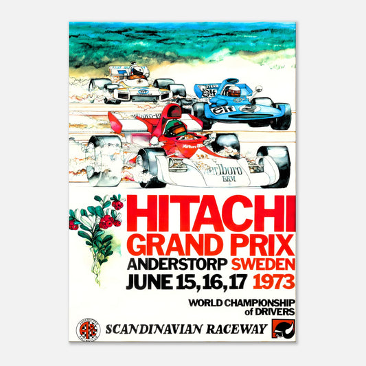 Poster 1973 - Swedish F1 Grand Prix - Anderstorp