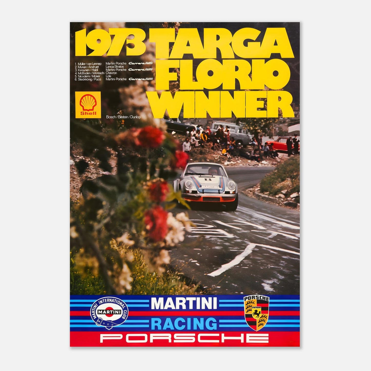 Poster 1973 - Targa Florio - Porsche