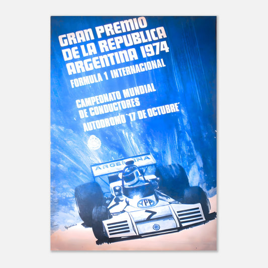 Poster 1974 - Argentinian F1 Grand Prix