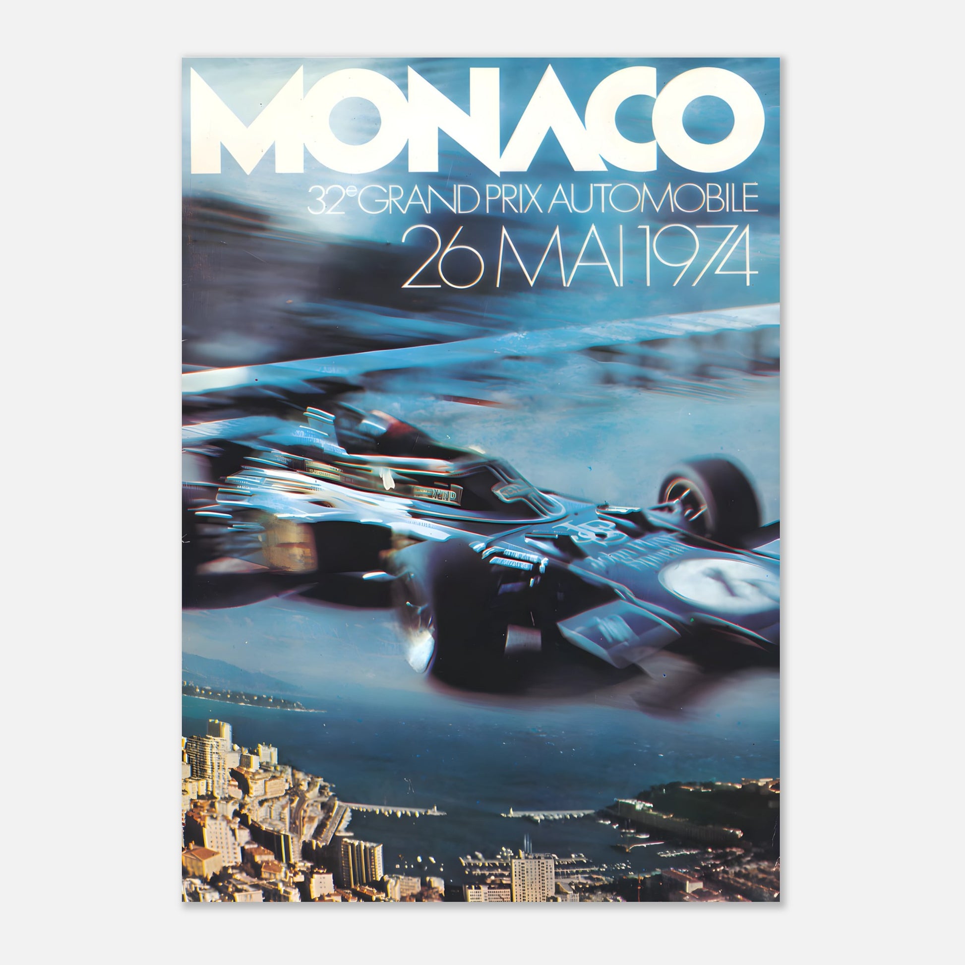 Poster 1974 - Monaco F1 Grand Prix