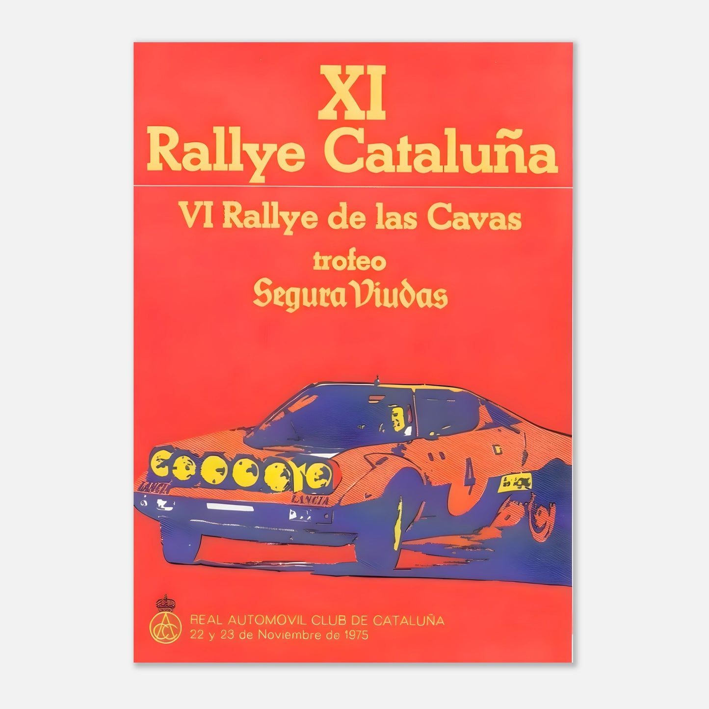 Poster 1975 - Catalonia Rally