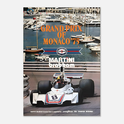 Poster 1975 - Monaco F1 Grand Prix