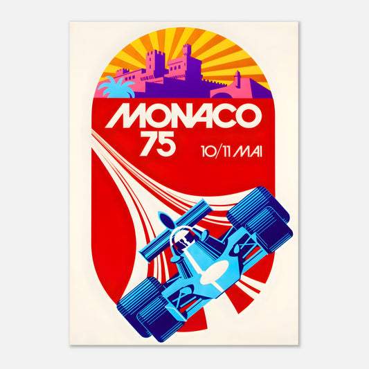 Poster 1975 - Monaco F1 Grand Prix II
