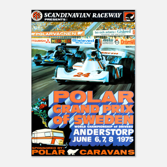 Poster 1975 - Swedish F1 Grand Prix - Anderstorp