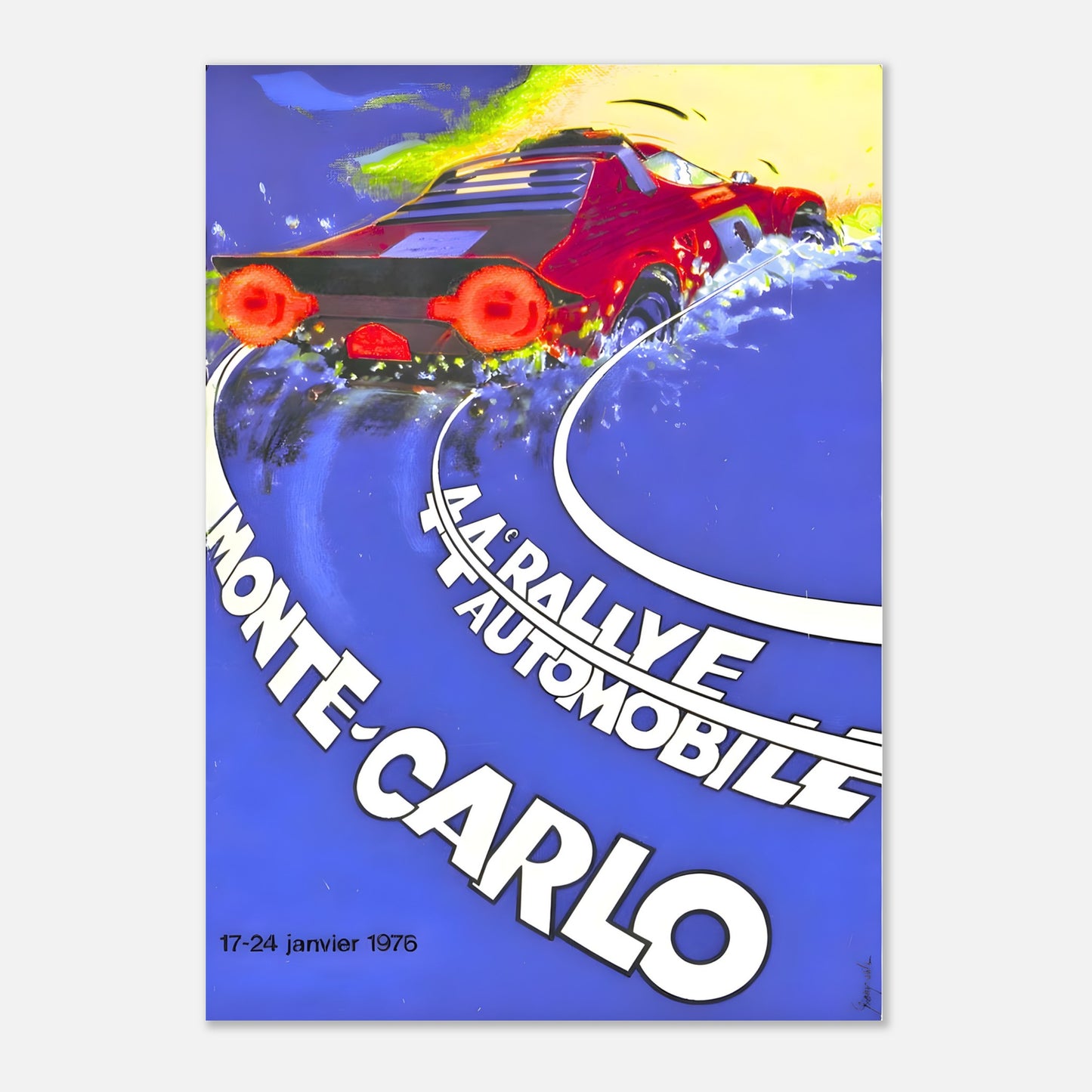 Poster 1976 - Monte-Carlo Rally