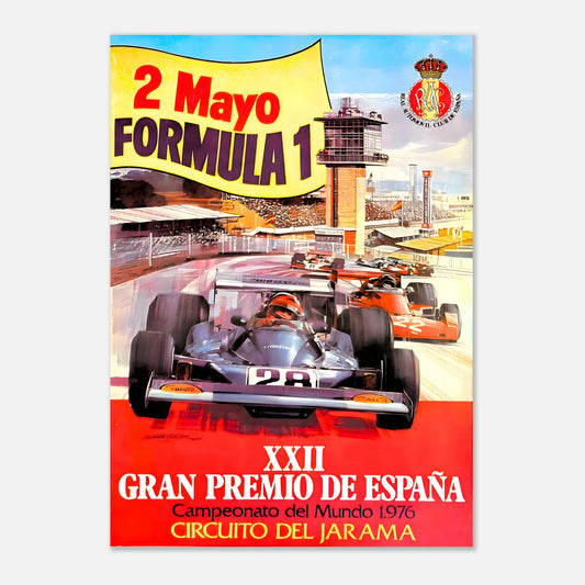 Poster 1976 - Spanish F1 Grand Prix - Circuito del Jarama