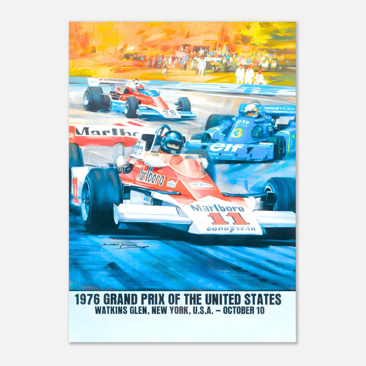 Poster 1976 - United States F1 Grand Prix - Watkins Glen