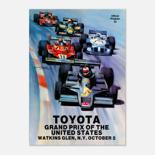 Poster 1977 - United States F1 Grand Prix - Watkins Glen