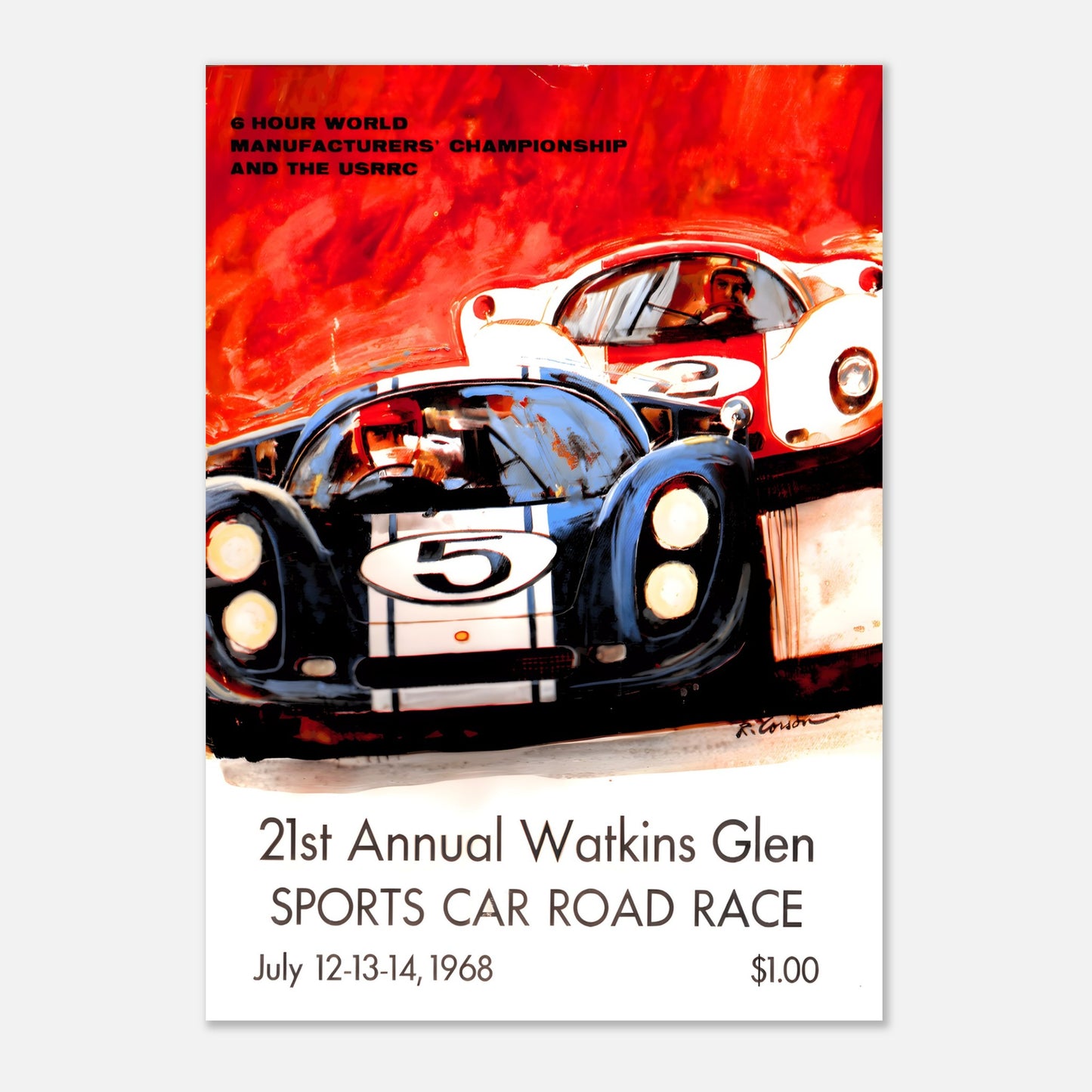 Poster 1978 - 6 hours Watkins Glen