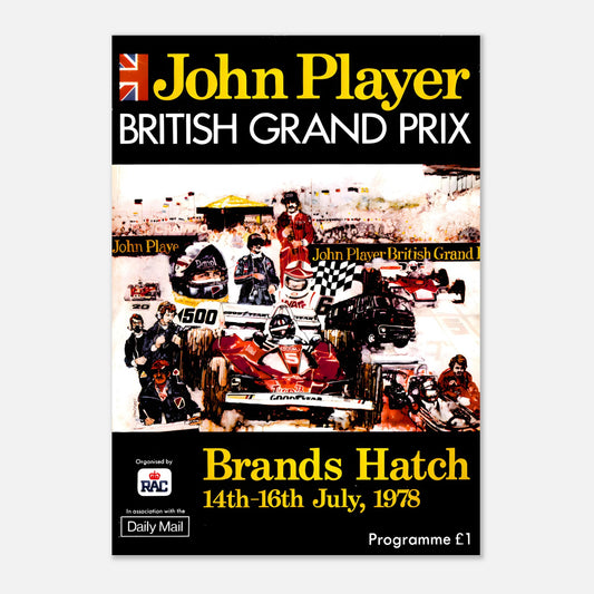 Poster 1978 - British F1 Grand Prix - Brands Hatch
