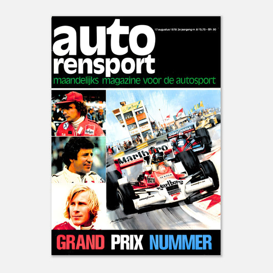 Poster 1978 - Dutch F1 Grand Prix - Zandvoort