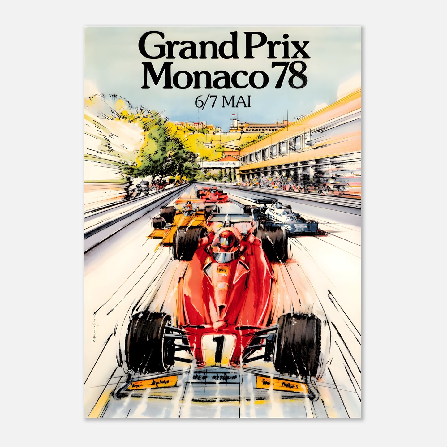 Poster 1978 - Monaco F1 Grand Prix