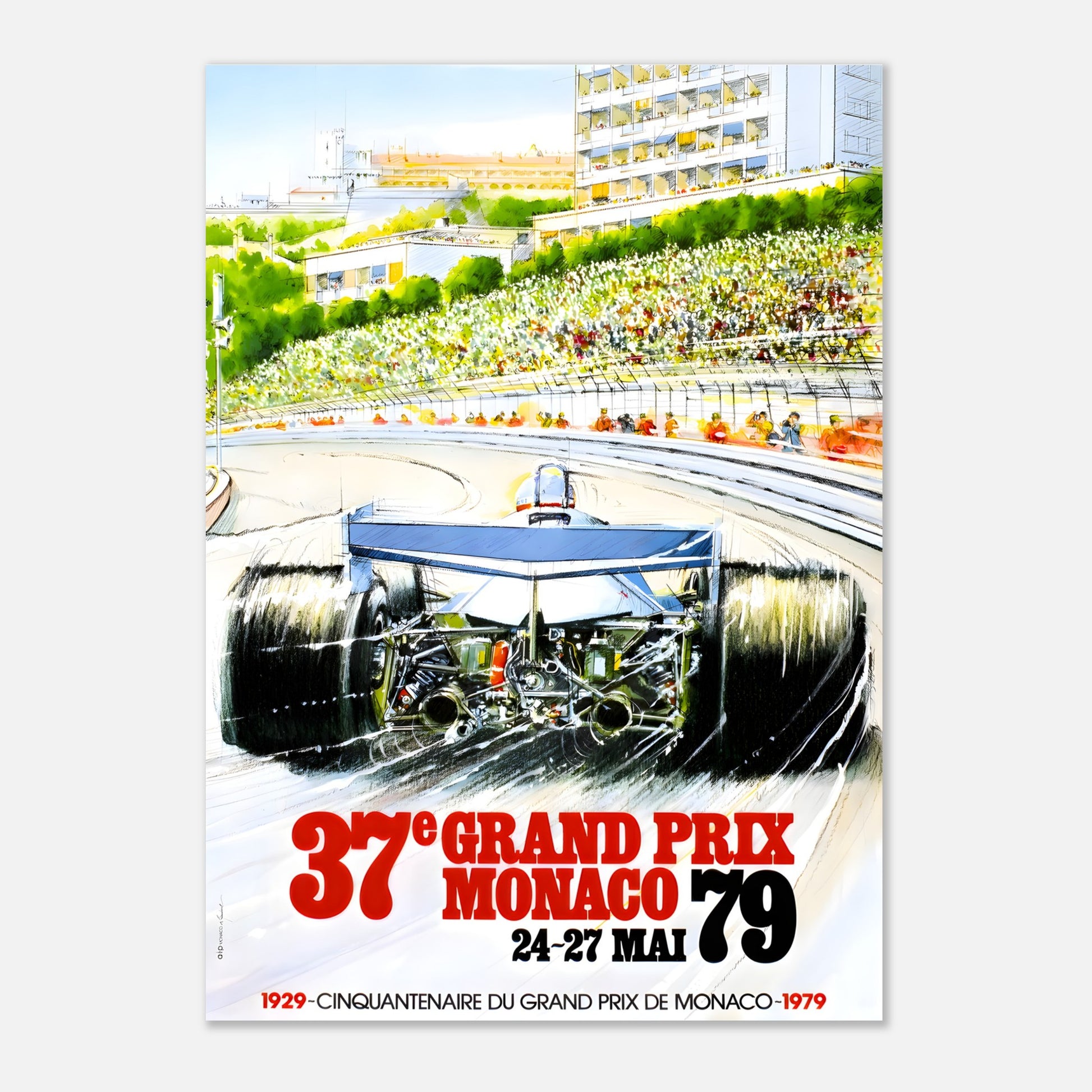 Poster 1979 - Monaco F1 Grand Prix