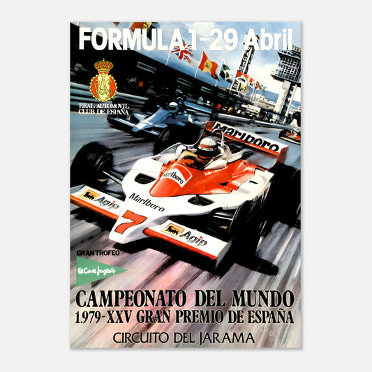 Poster 1979 - Spanish F1 Grand Prix - Circuito del Jarama
