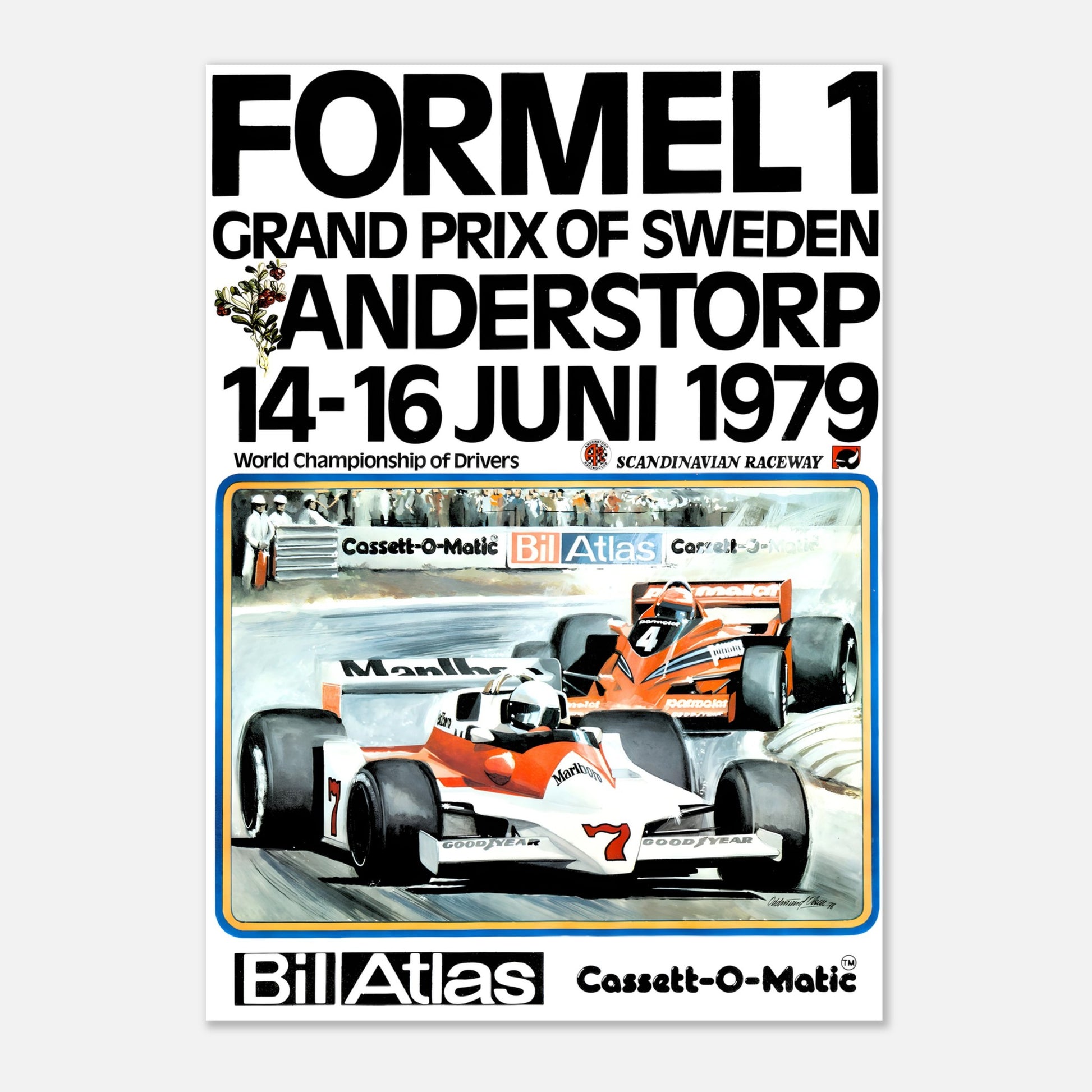 Poster 1979 - Swedish F1 Grand Prix - Anderstorp