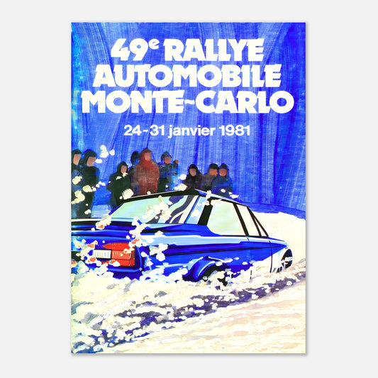 Poster 1981 - Monte-Carlo Rally