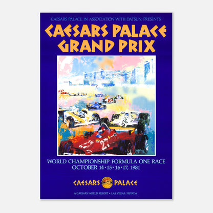 Poster 1981 - United States F1 Grand Prix - Caesars Palace