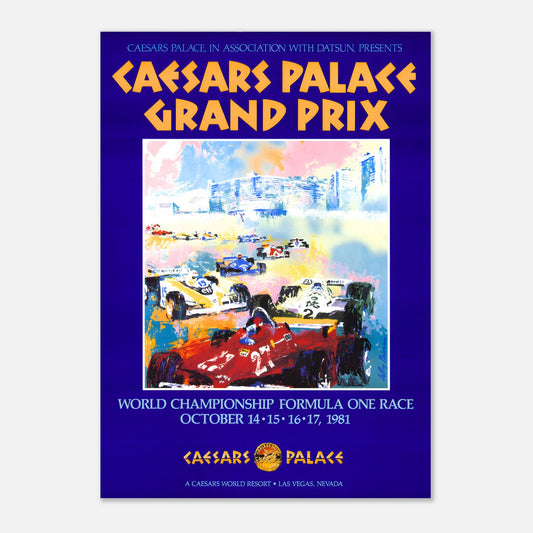 Poster 1981 - United States F1 Grand Prix - Caesars Palace