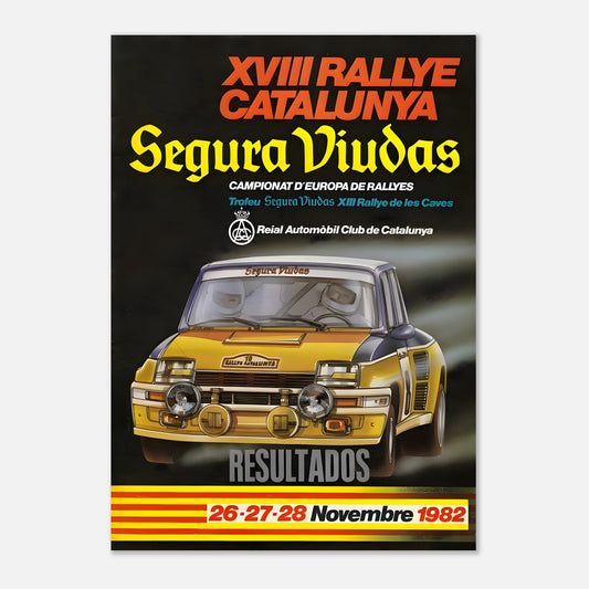 Poster 1982 - Catalonia Rally