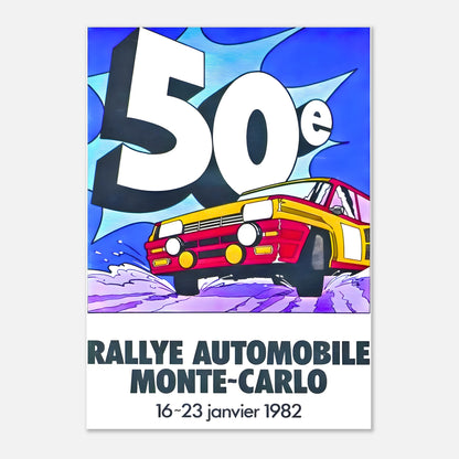 Poster 1982 - Monte-Carlo Rally