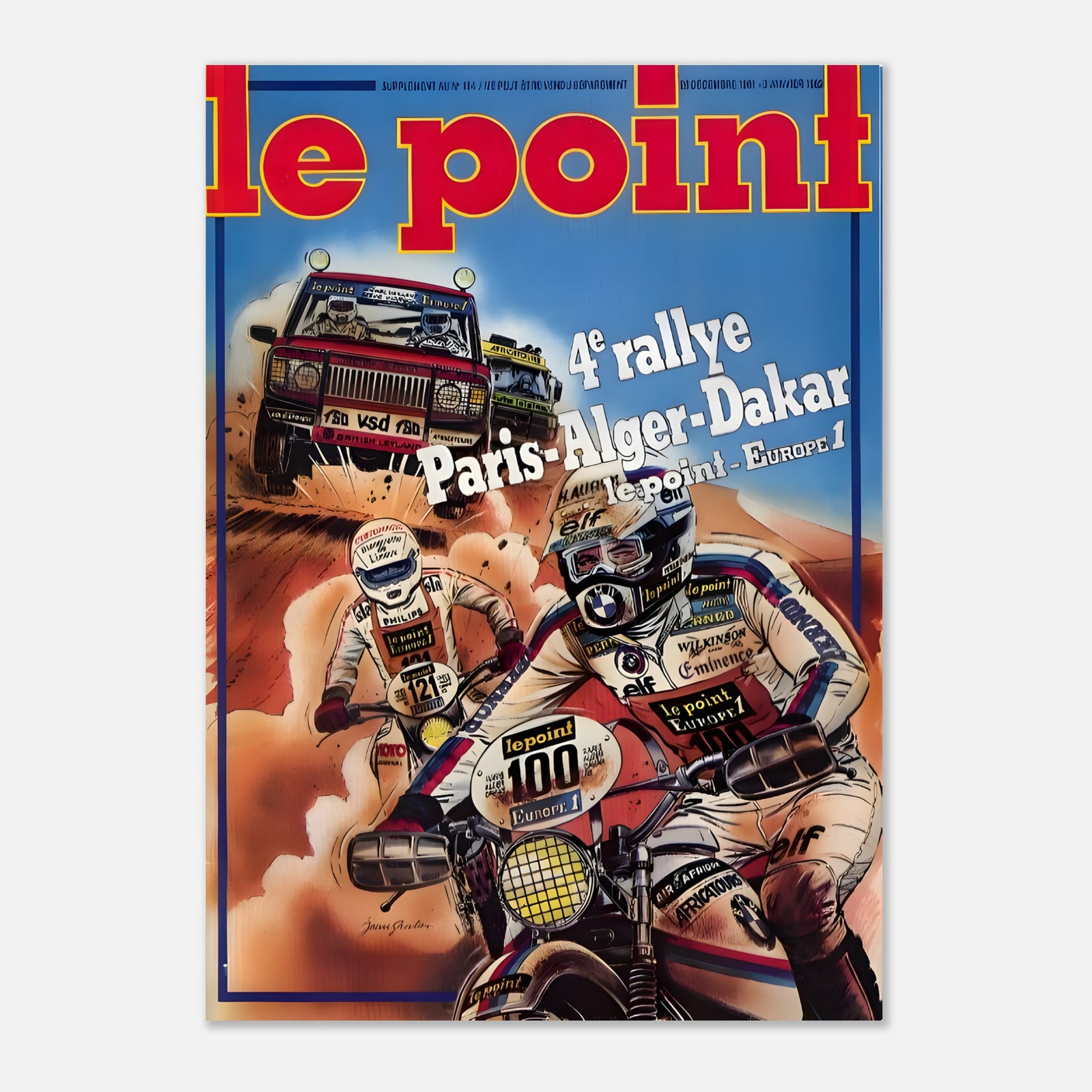 Poster 1982 - Paris Dakar