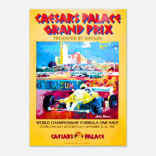 Poster 1982 - United States F1 Grand Prix - Caesars Palace