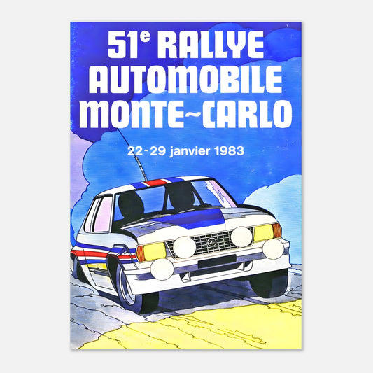 Poster 1983 - Monte-Carlo Rally