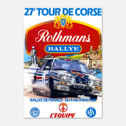 Poster 1983 - Tour de Corse Rally