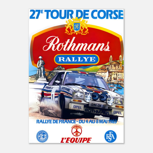 Poster 1983 - Tour de Corse Rally
