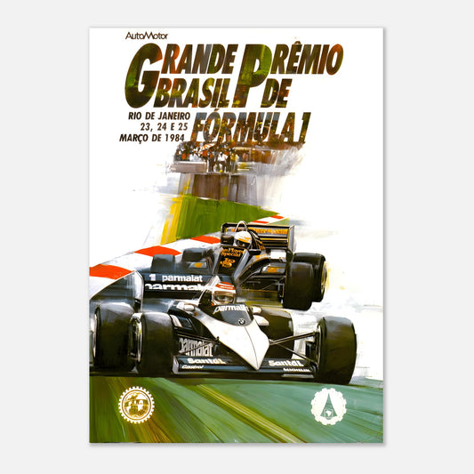 Poster 1984 - Brazilian F1 Grand Prix