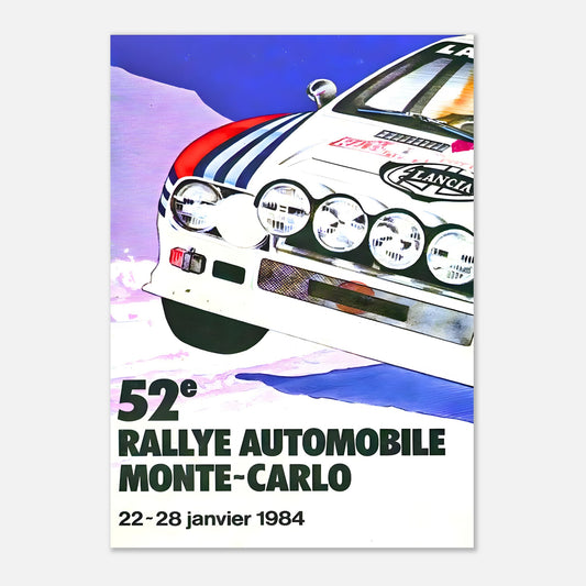 Poster 1984 - Monte-Carlo Rally