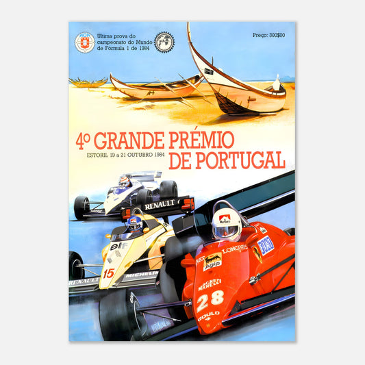 Poster 1984 - Portuguese F1 Grand Prix - Estoril