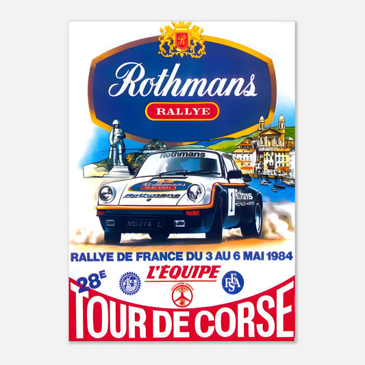 Poster 1984 - Tour de Corse Rally