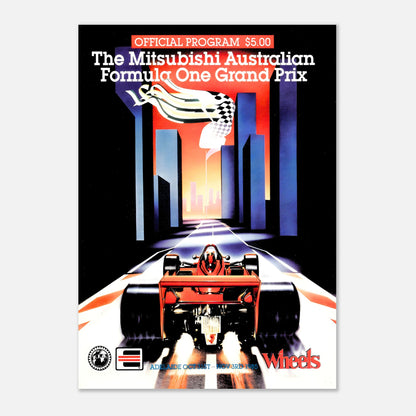 Poster 1985 - Australian F1 Grand Prix - Adélaïde