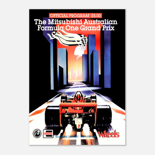 Poster 1985 - Australian F1 Grand Prix - Adélaïde