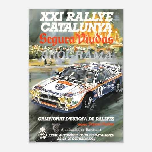 Poster 1985 - Catalonia Rally