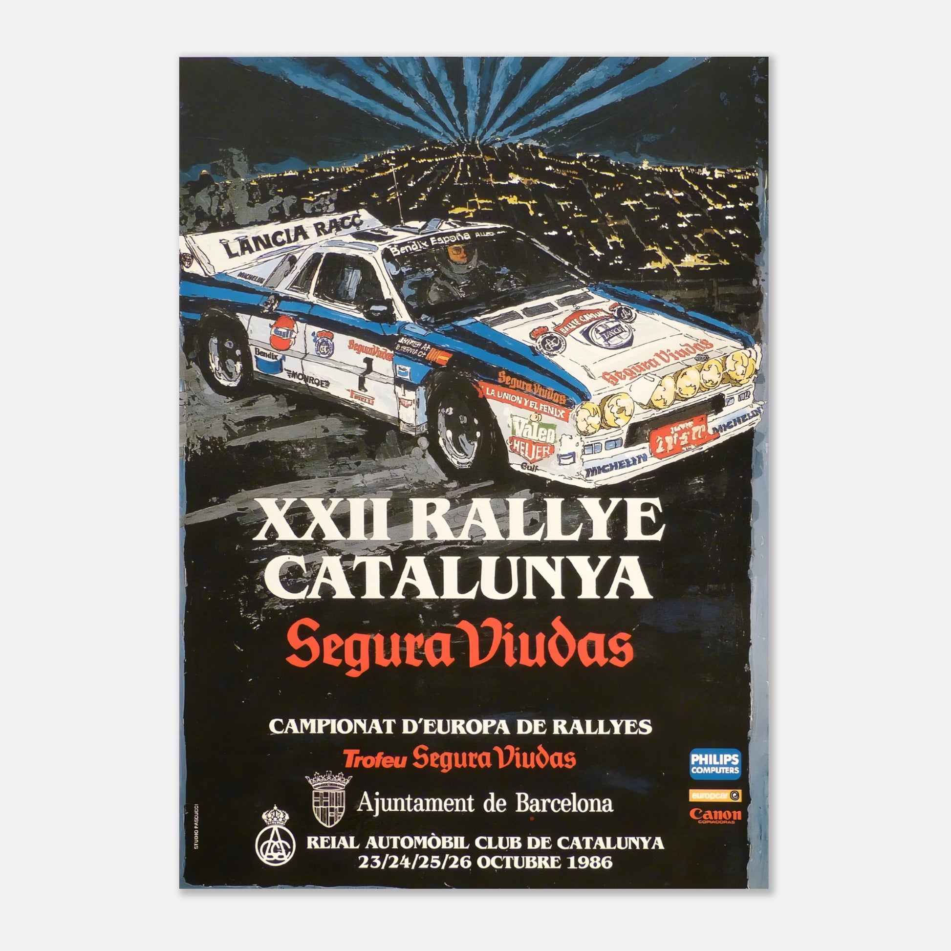 Poster 1986 - Catalonia Rally