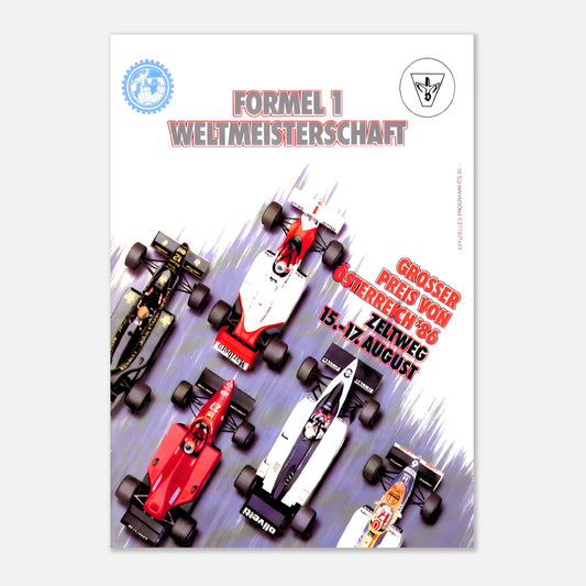 Poster 1987 - Austrian F1 Grand Prix - Österreichring