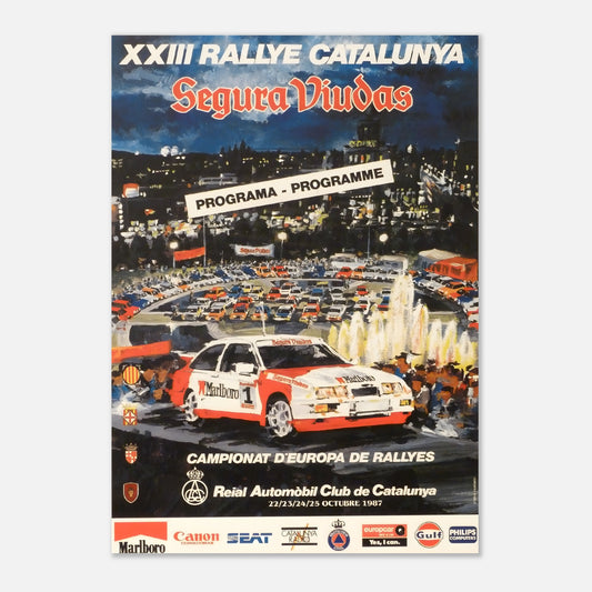 Poster 1987 - Catalonia Rally