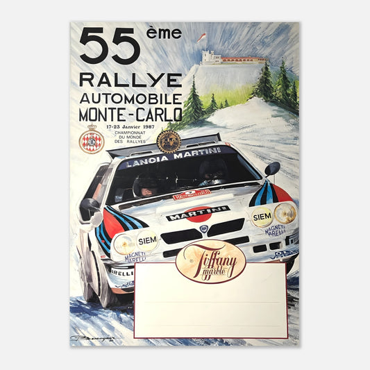 Poster 1987 - Monte-Carlo Rally