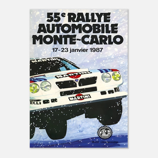 Poster 1987 - Monte-Carlo Rally