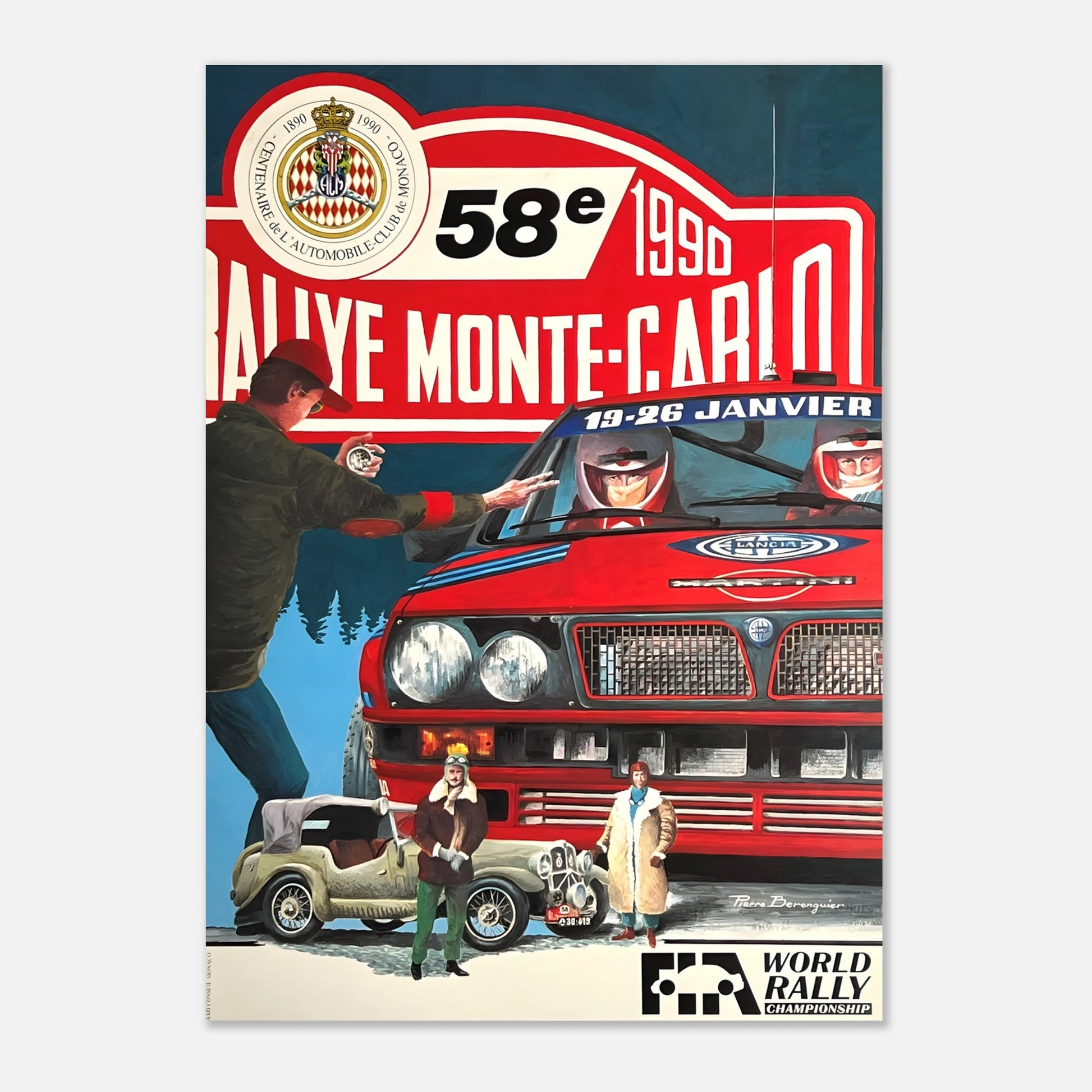 Poster 1990 - Monte-Carlo Rally