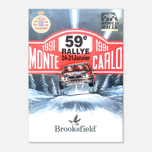 Poster 1991 - Monte-Carlo Rally