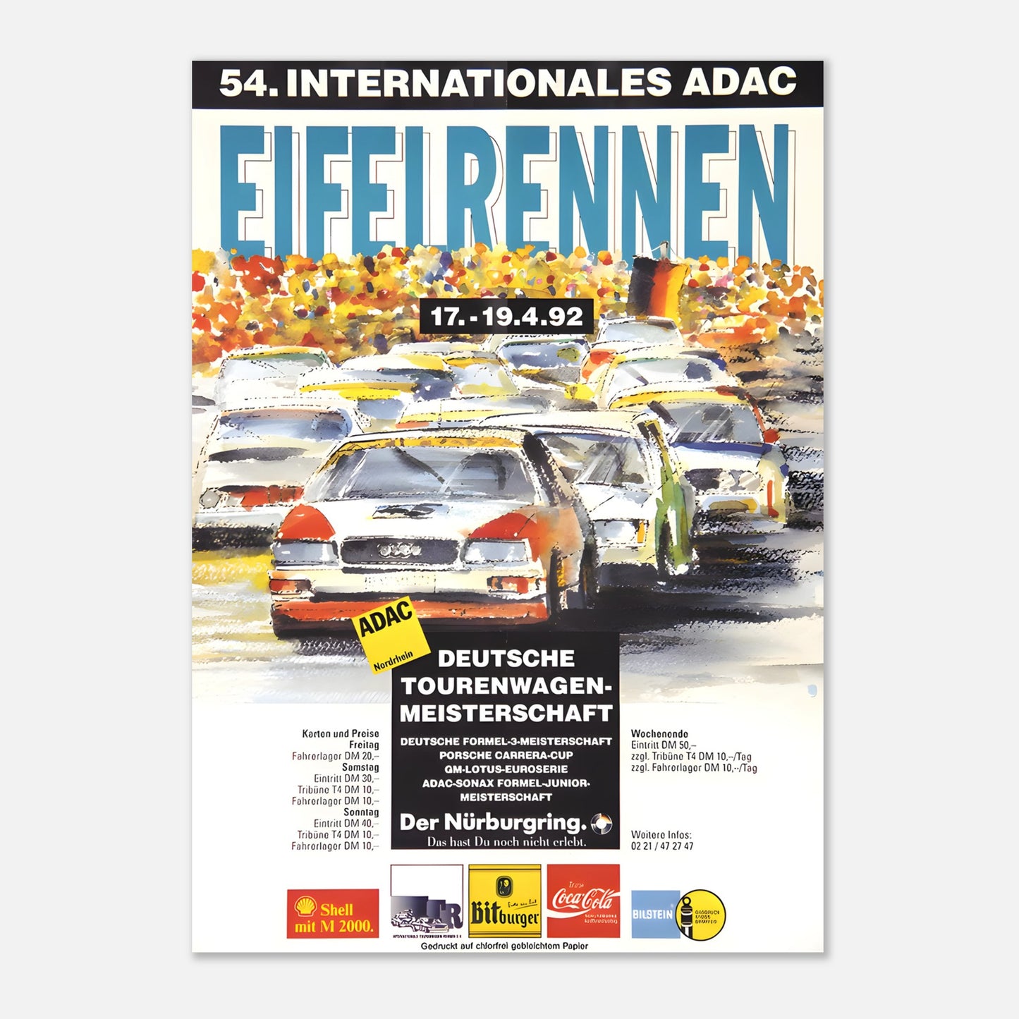 Poster 1992 - DTM Nürburgring