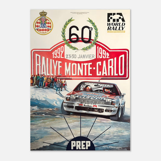 Poster 1992 - Monte-Carlo Rally