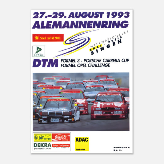 Poster 1993 - DTM Singen